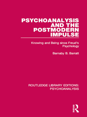 cover image of Psychoanalysis and the Postmodern Impulse